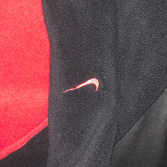 NIKE Red and Black Thermal Zip Up - Picture 5 of 5